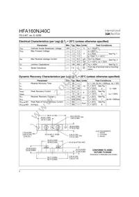 HFA160NJ40C Datasheet Page 2