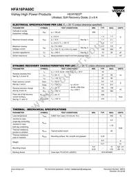 HFA16PA60C Datasheet Page 2