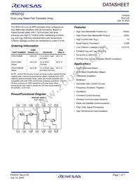 HFA3102B96 Datasheet Cover