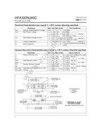 HFA320NJ40C Datasheet Page 2