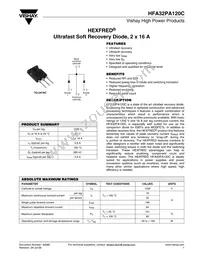 HFA32PA120C Datasheet Cover