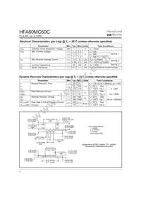 HFA60MC60C Datasheet Page 2