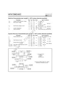 HFA75MC40C Datasheet Page 2