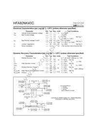 HFA80NK40C Datasheet Page 2