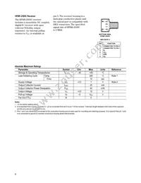 HFBR-2505C Datasheet Page 8