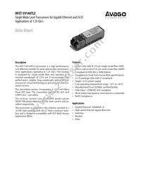 HFCT-5914ATLZ Datasheet Cover