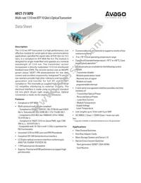HFCT-711XPD Datasheet Cover