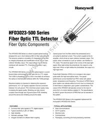 HFD3023-500-BBA Datasheet Cover
