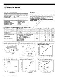 HFD3023-500-BBA Datasheet Page 2