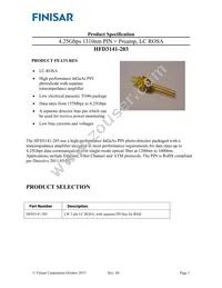 HFD3141-203 Datasheet Cover