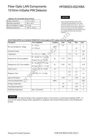 HFD8003-002/XBA Datasheet Page 2