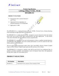 HFE4080-321 Datasheet Cover