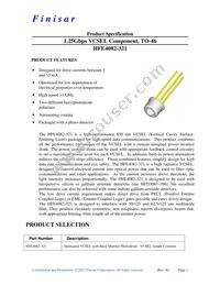 HFE4082-321 Datasheet Cover