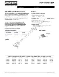 HGT1S20N60A4S9A Datasheet Cover