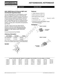 HGT1S3N60A4DS9A Datasheet Cover