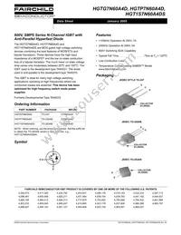 HGT1S7N60A4DS Datasheet Cover