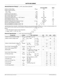 HGTG10N120BND Datasheet Page 3