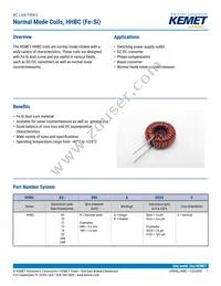 HHBC12-1R0A0051V Datasheet Cover