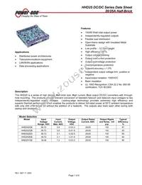 HHD25ZEB-N Datasheet Cover