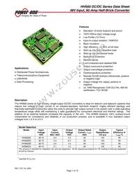 HHS60ZE-NT Datasheet Cover