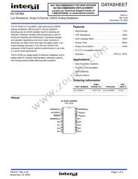 HI1-1818A-2 Datasheet Cover