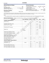 HI1-1818A-2 Datasheet Page 4