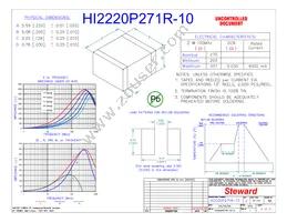 HI2220P271R-00 Datasheet Cover