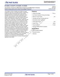 HI3-0509A-5 Datasheet Cover