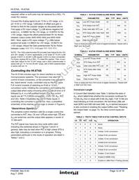 HI3-674AKN-5 Datasheet Page 12