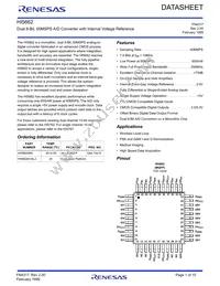 HI5662/6IN Datasheet Cover