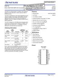 HI5714/7CB-T Datasheet Cover