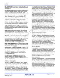 HI5728INZ-T Datasheet Page 17