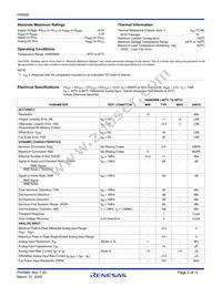 HI5805BIBZ Datasheet Page 3