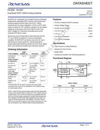 HI9P0201-9 Datasheet Cover