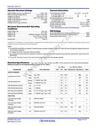 HIP2121FRTBZ-T Datasheet Page 5