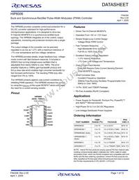 HIP6006CV-T Datasheet Cover