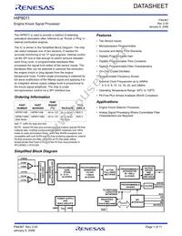 HIP9011ABT Datasheet Cover