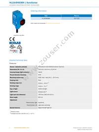 HL18-B4B3BH Datasheet Page 2