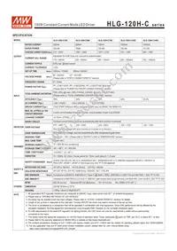 HLG-120H-C350B Datasheet Page 2