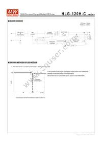HLG-120H-C350B Datasheet Page 3