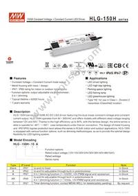 HLG-150H-42 Datasheet Cover