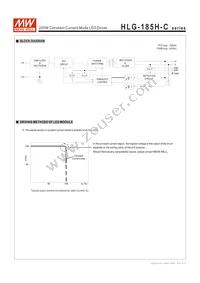 HLG-185H-C500A Datasheet Page 3