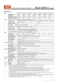 HLG-320H-C1050B Datasheet Page 2