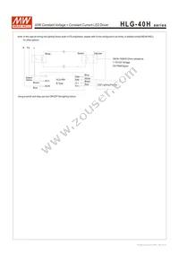 HLG-40H-30B Datasheet Page 5