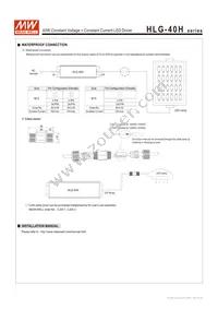 HLG-40H-30B Datasheet Page 10