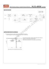 HLG-480H-36B Datasheet Page 3