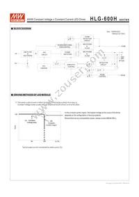 HLG-600H-20B Datasheet Page 3