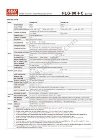 HLG-80H-C350B Datasheet Page 2