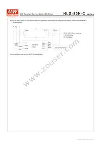 HLG-80H-C350B Datasheet Page 5