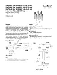 HLMP-3681-B0001 Datasheet Cover
